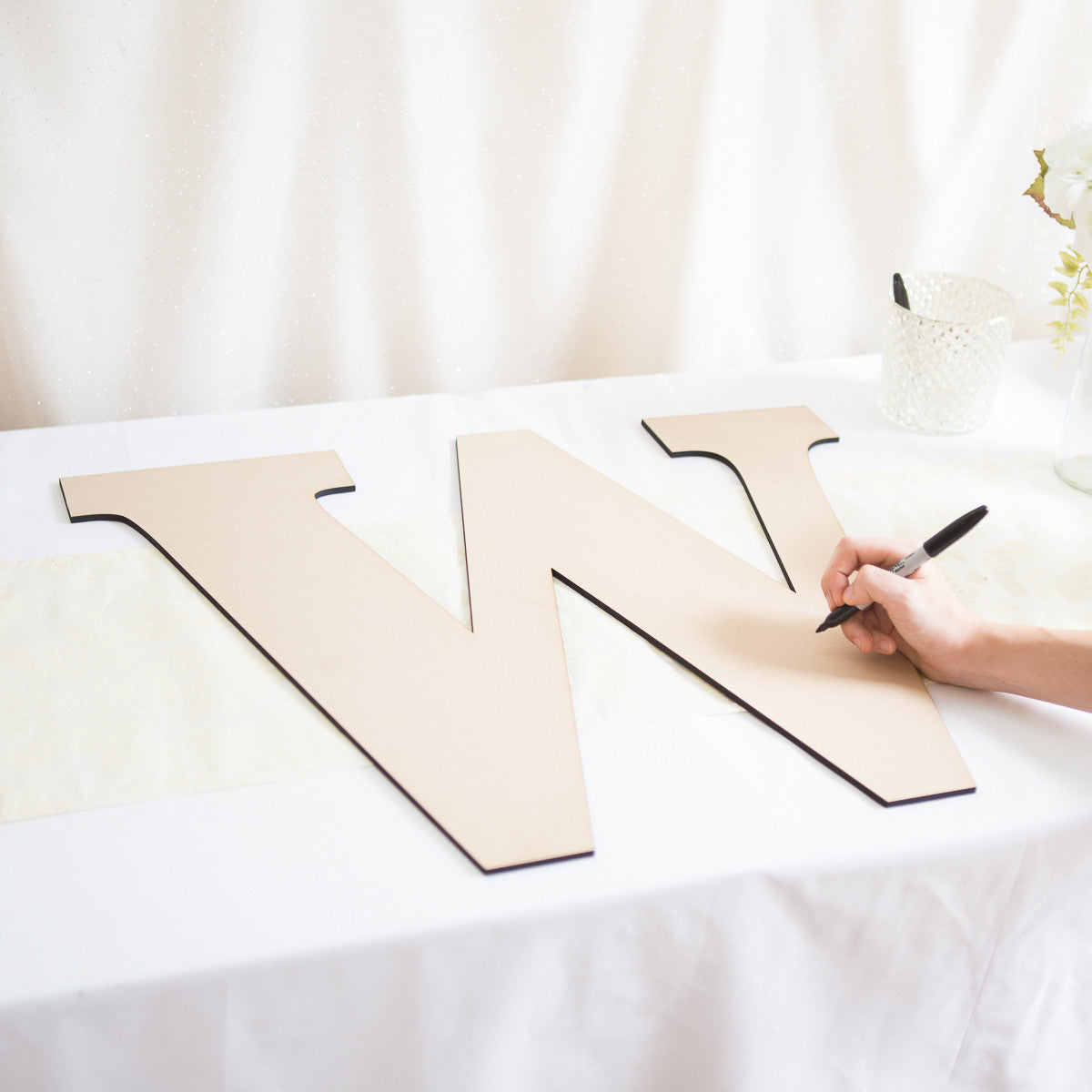 Large Monogram Guestbook Letter - Wedding Decor Gifts