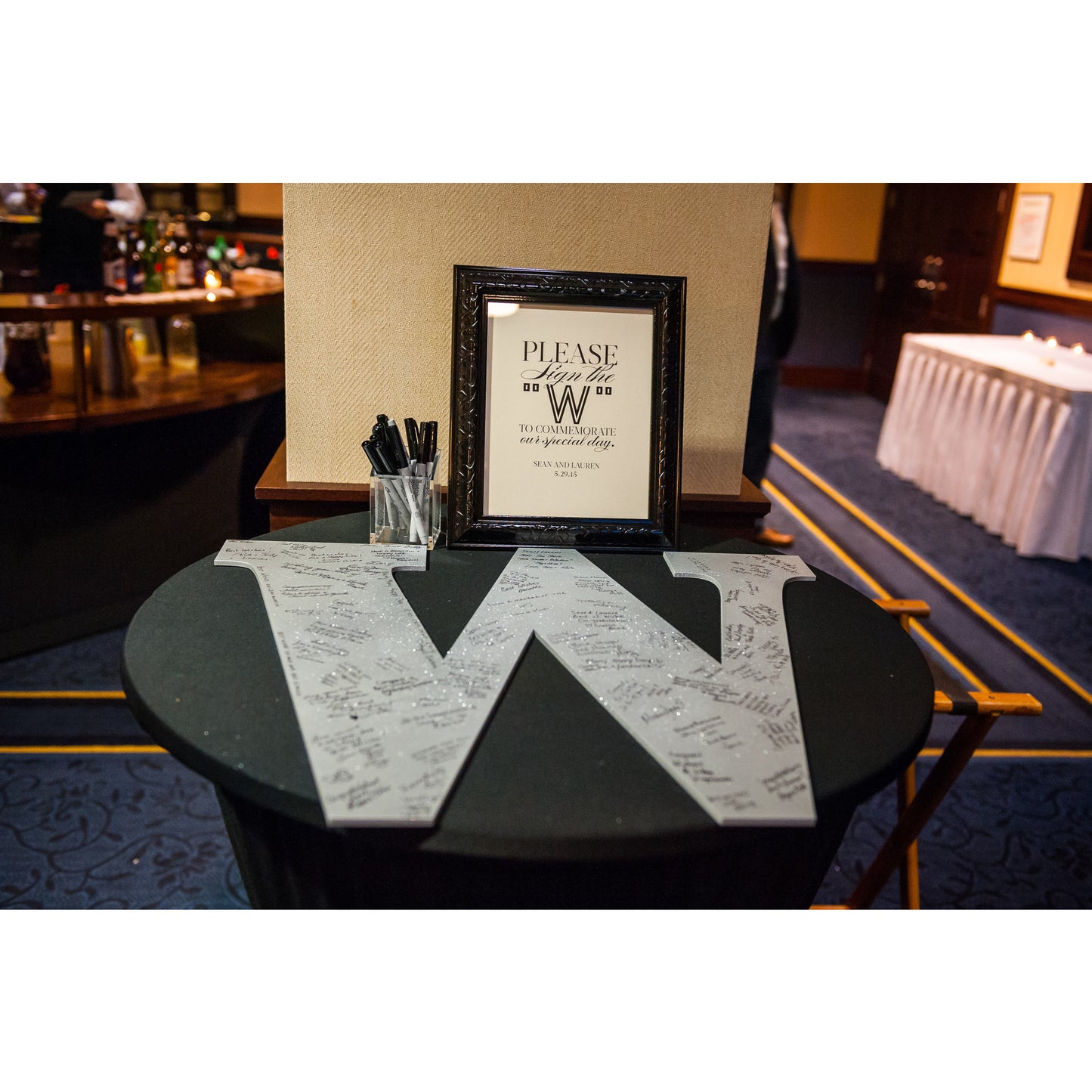 Large Monogram Guestbook Letter - Wedding Decor Gifts
