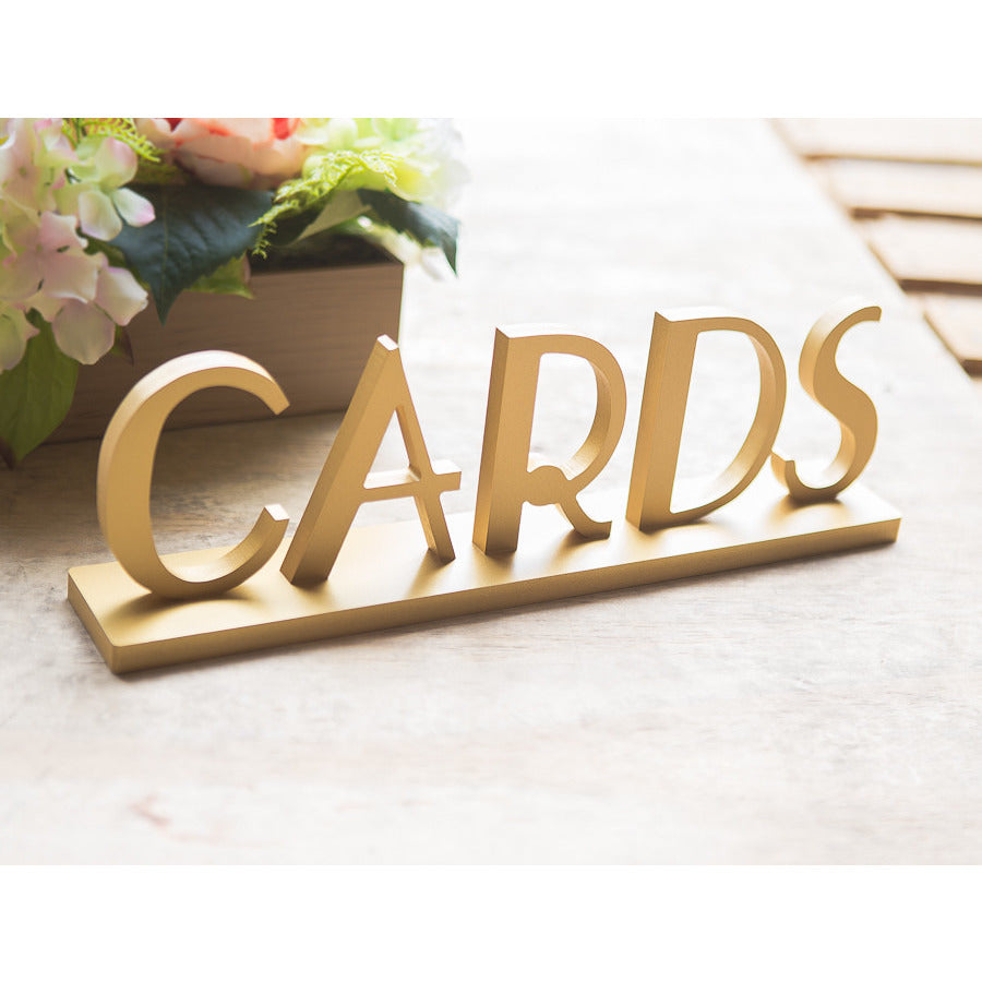 Vintage Wedding Cards Sign - Wedding Decor Gifts