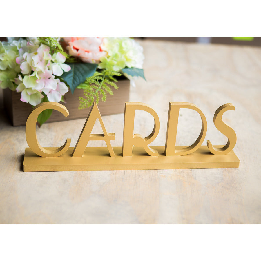 Vintage Wedding Cards Sign - Wedding Decor Gifts