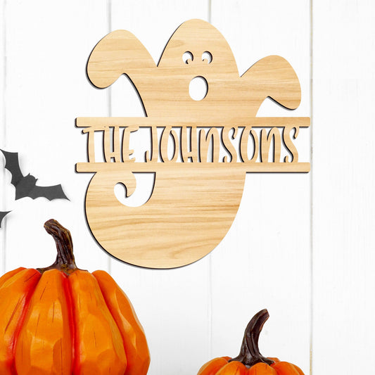 Halloween Ghost Personalized Sign