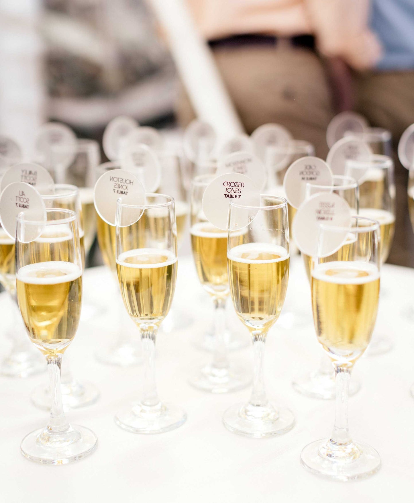 Drink Tags Champagne Glass Place Cards