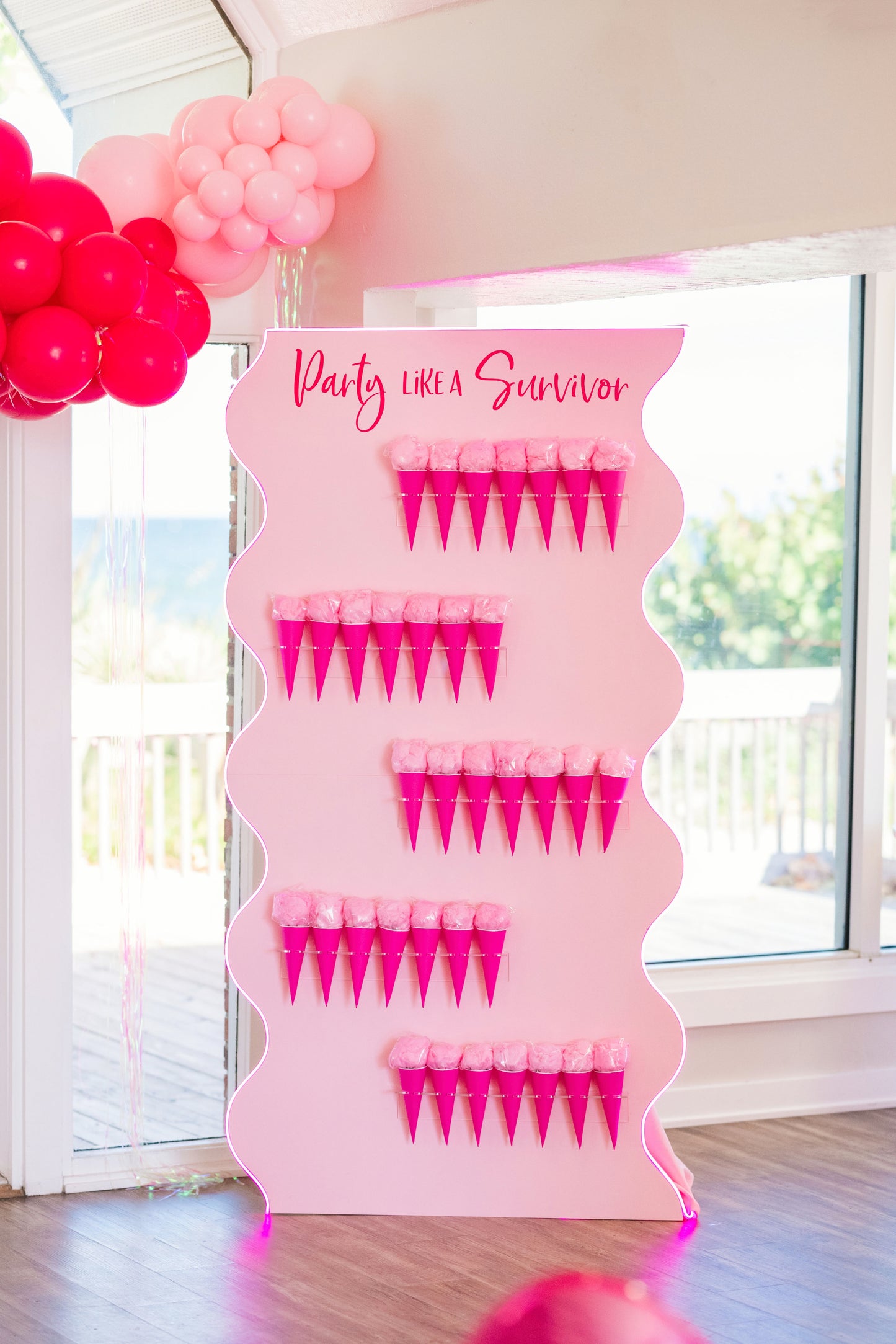 Cotton Candy Wall Rental