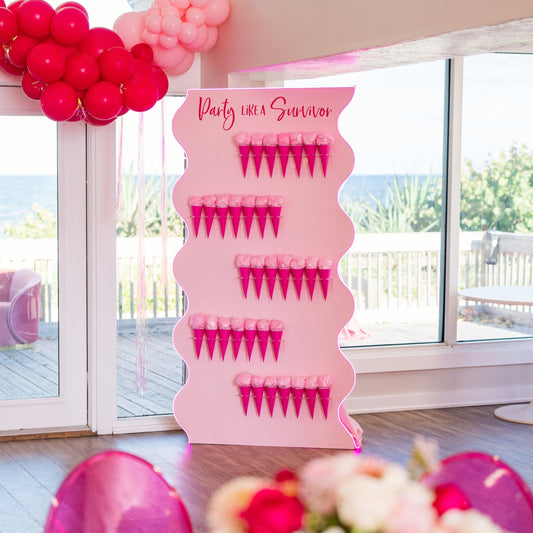 Cotton Candy Wall Rental