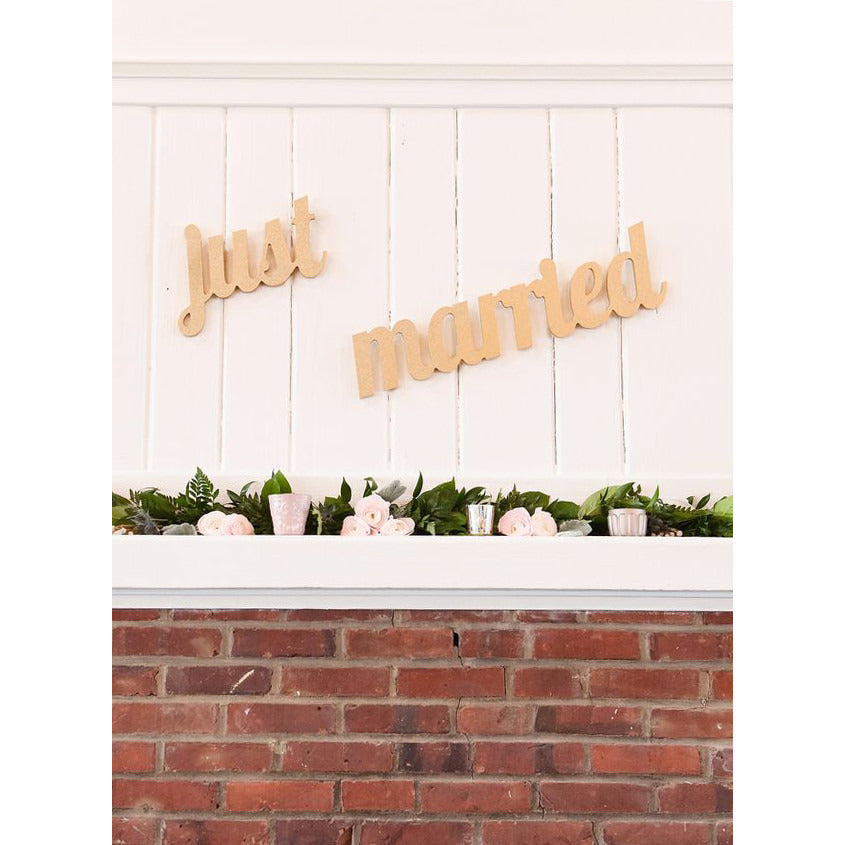 Just Married Photo Prop Sign for Wedding - Wedding Decor Gifts