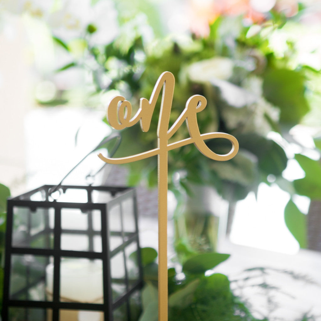 Tall Standing Table Numbers - Wedding Decor Gifts