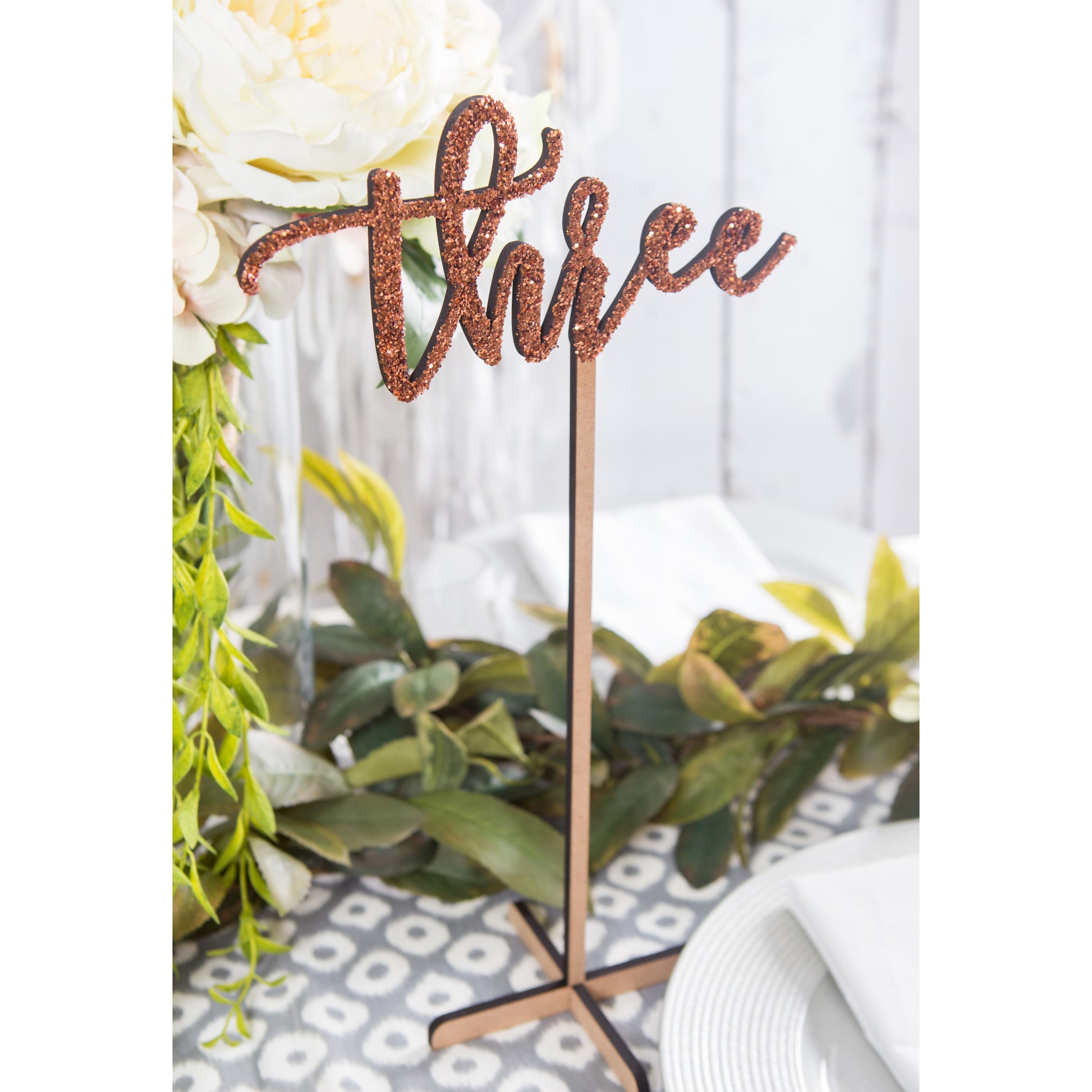 Tall Standing Table Numbers - Wedding Decor Gifts