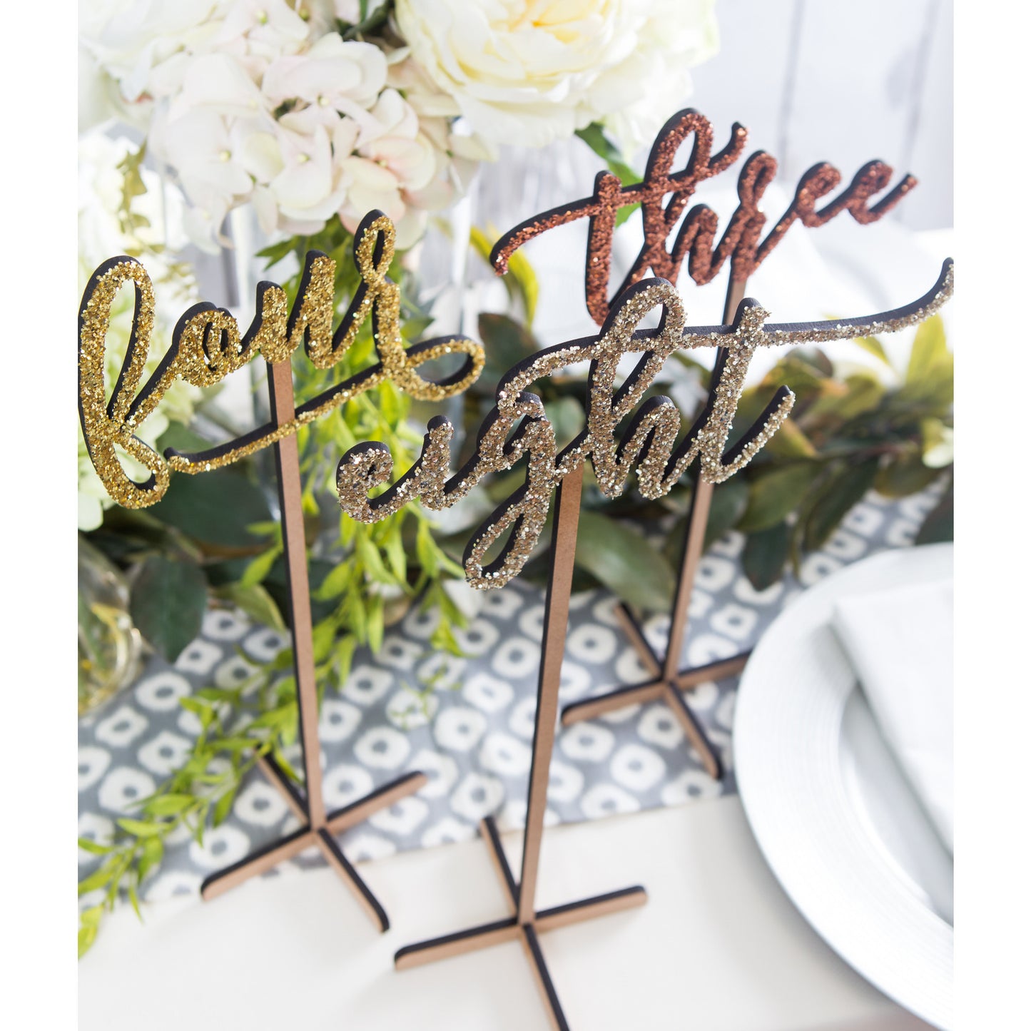 Tall Standing Table Numbers - Wedding Decor Gifts