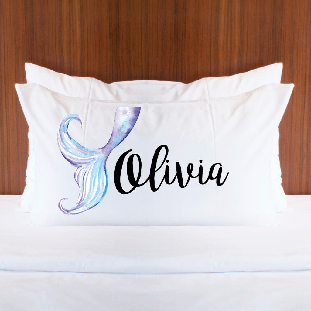Personalized Mermaid Pillowcase - Wedding Decor Gifts