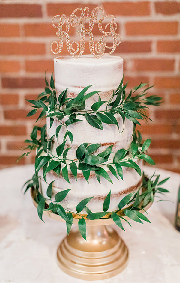 Monogram Cake Topper - Wedding Decor Gifts