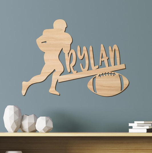 Football Kids Name Sign