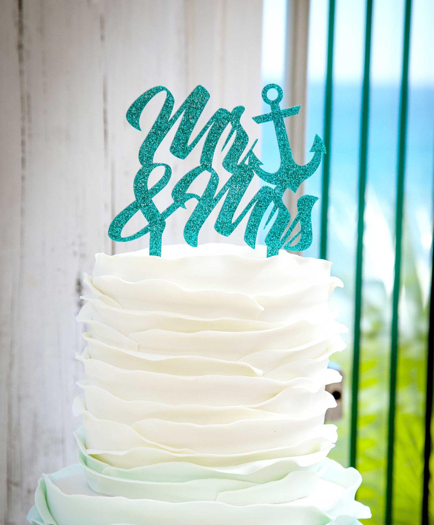 Nautical Wedding Cake Topper