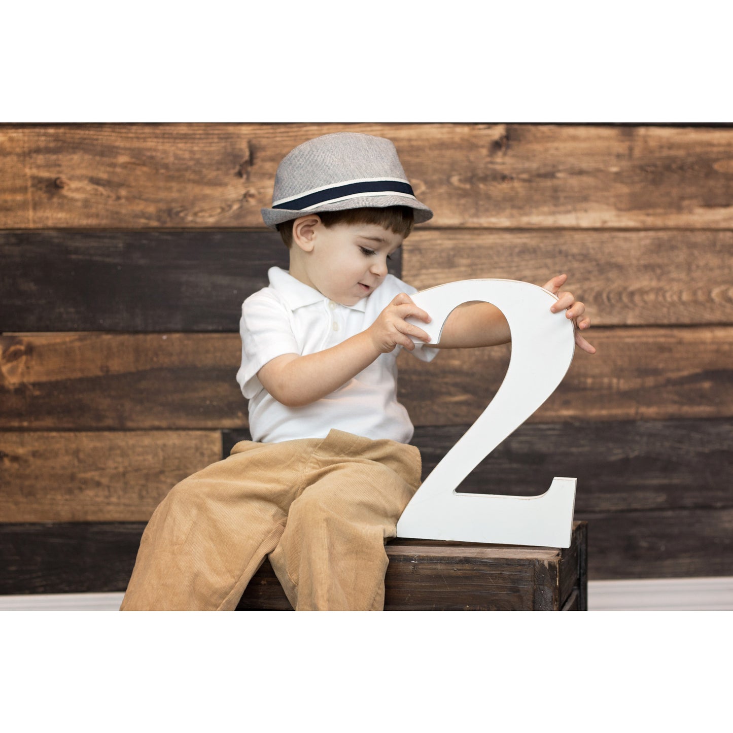 2 Sign Toddler Photo Prop for 2nd Birthday Two Years - Wedding Decor Gifts