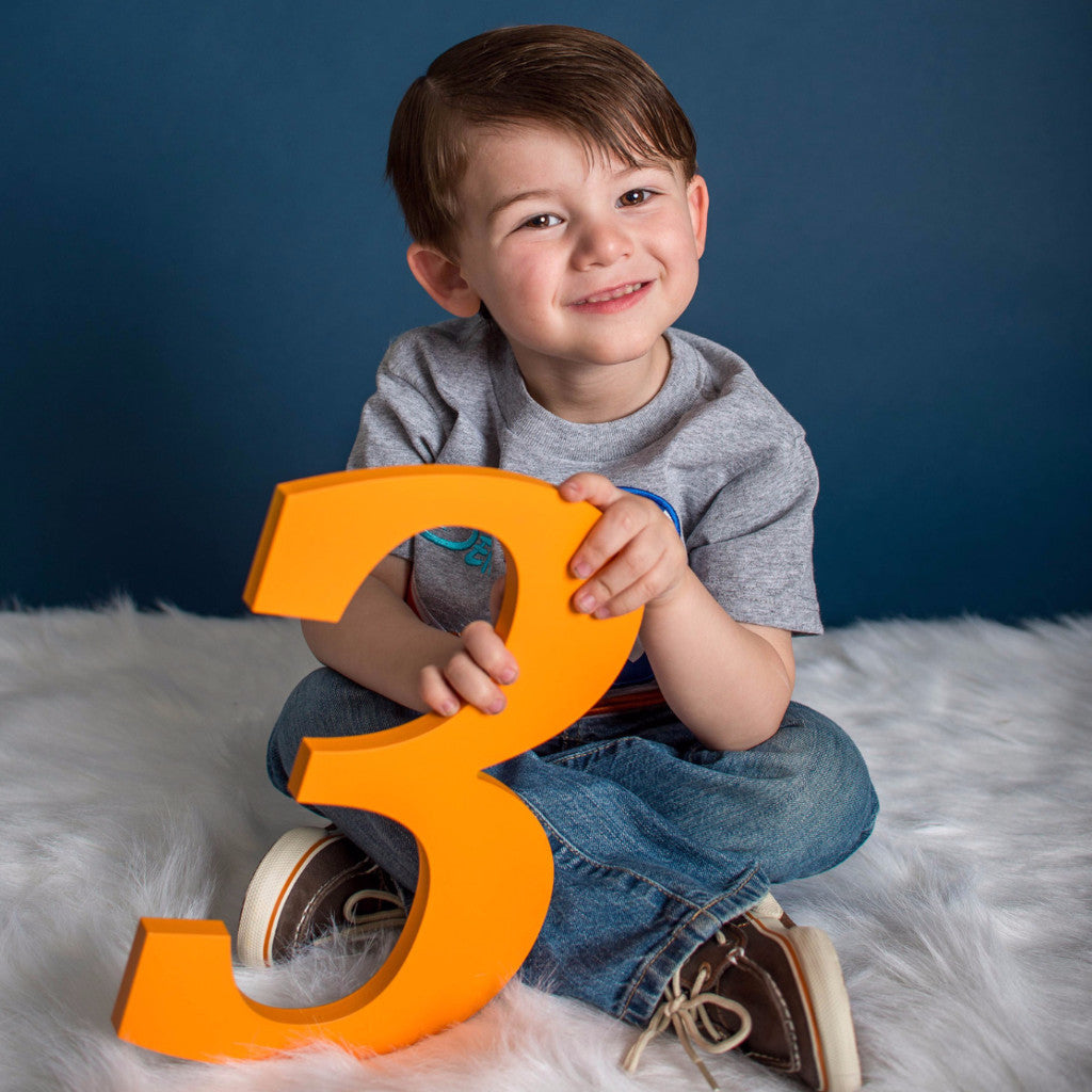 3 Sign Children's Photo Prop for 3rd Birthday - Wedding Decor Gifts
