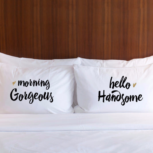 Good Morning Pillowcases Gift Set