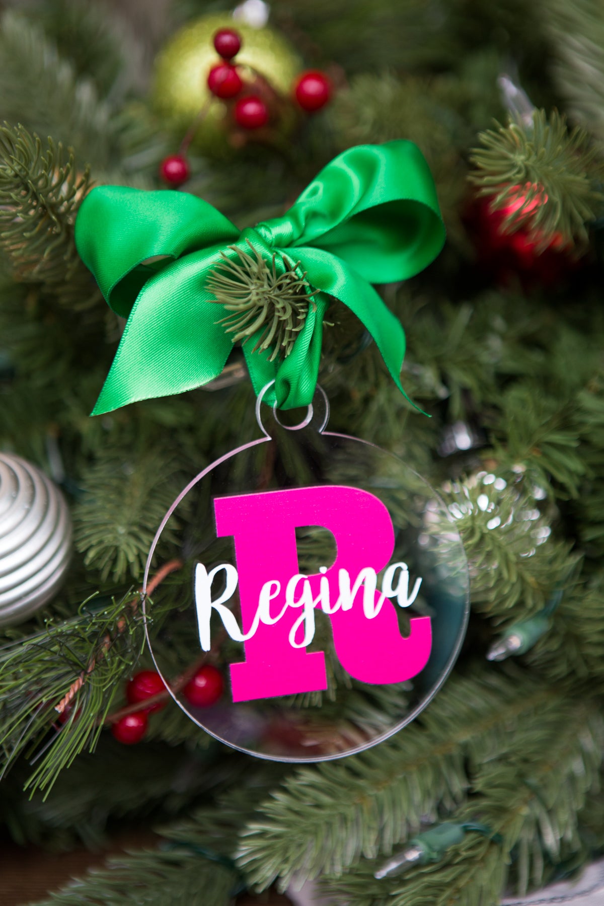 Ornament Personalized Name and Letter