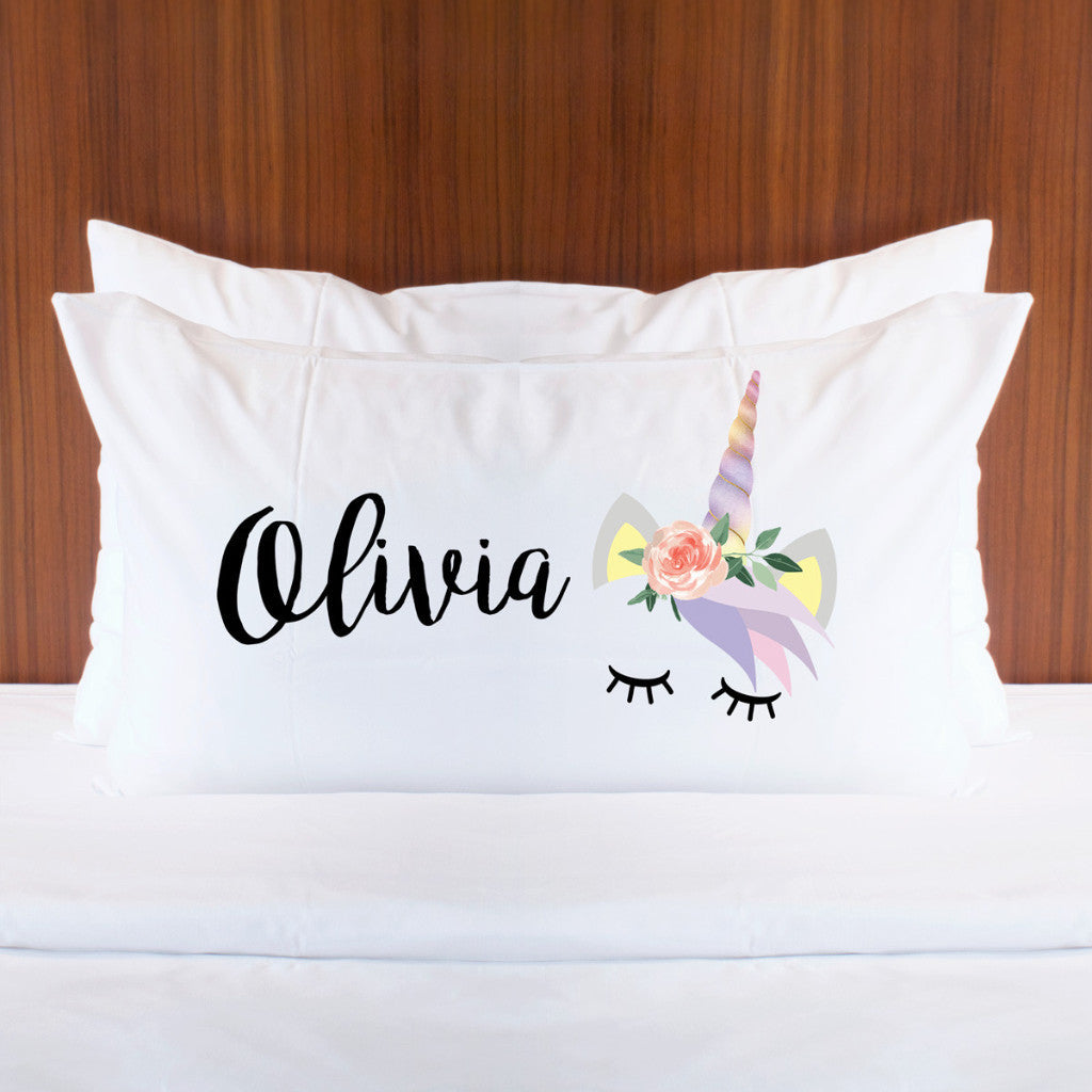 Personalized Unicorn Pillowcase - Wedding Decor Gifts