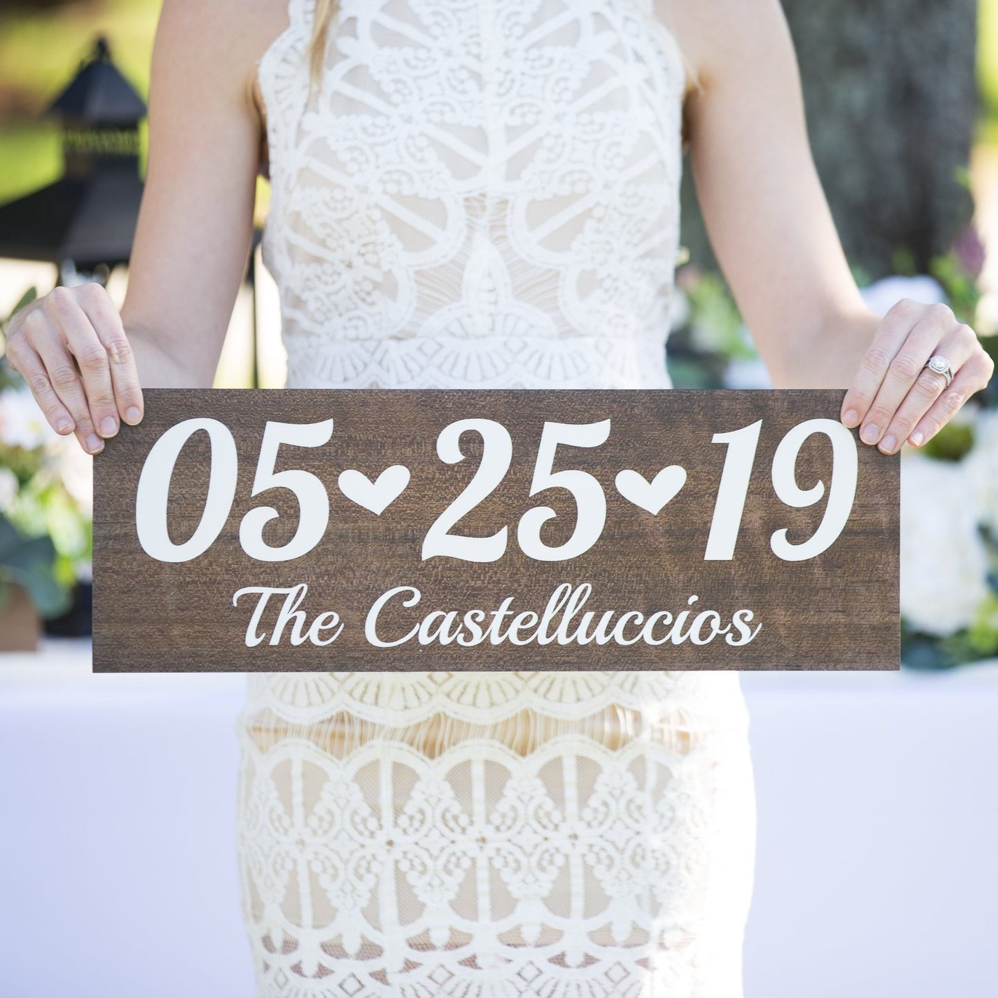 Personalized Wedding Date Sign - Wedding Decor Gifts