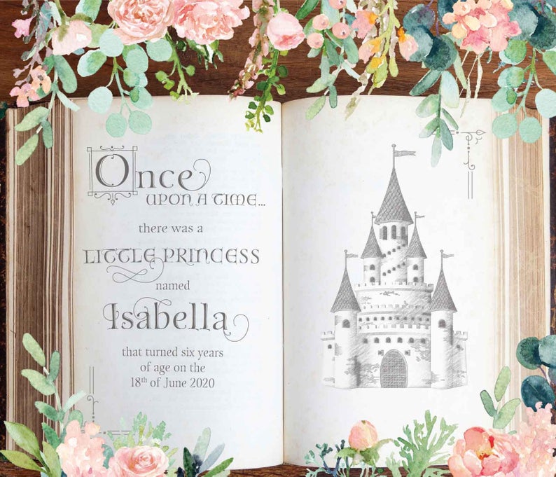 Cake Smash Birthday Backdrop Fairytale Boho Prince or Princess - Wedding Decor Gifts