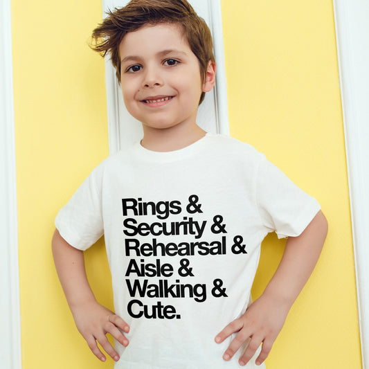 Ring Bearer Shirt - Wedding Decor Gifts