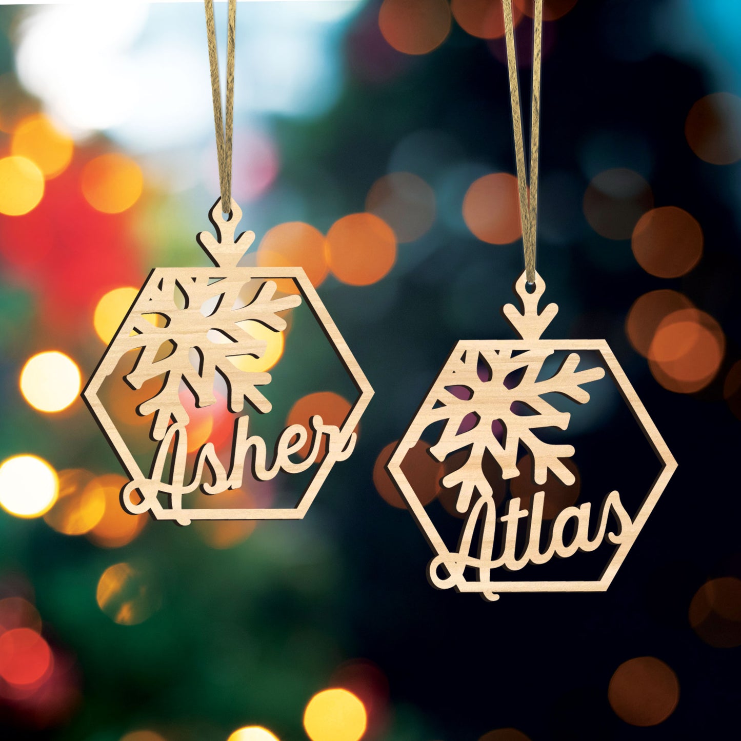 Snowflake Ornament Personalized