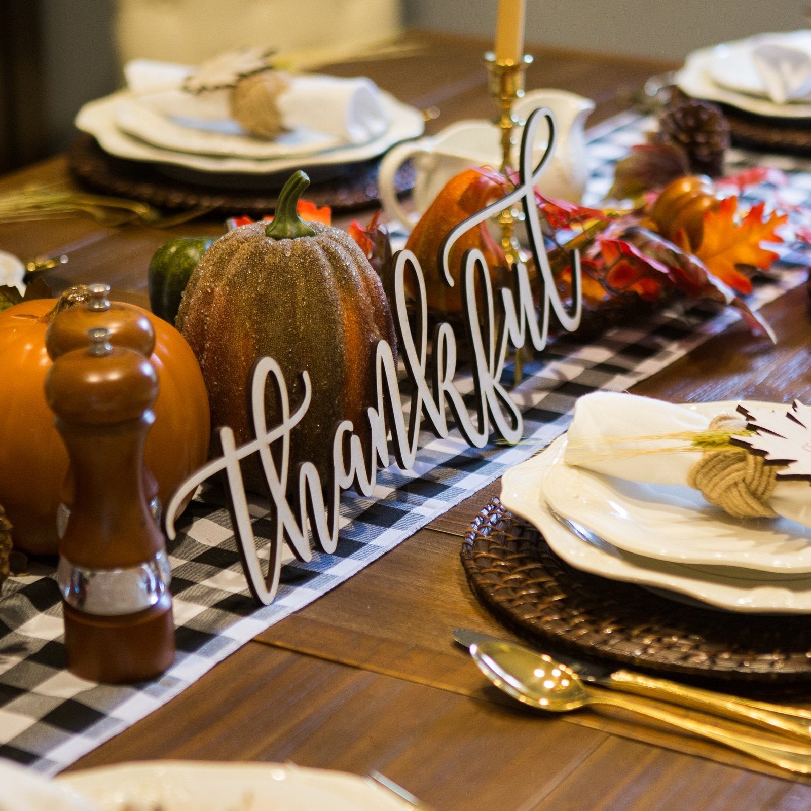 Thankful Table Sign - Wedding Decor Gifts