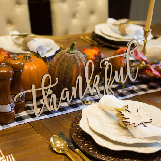 Thankful Table Sign - Wedding Decor Gifts