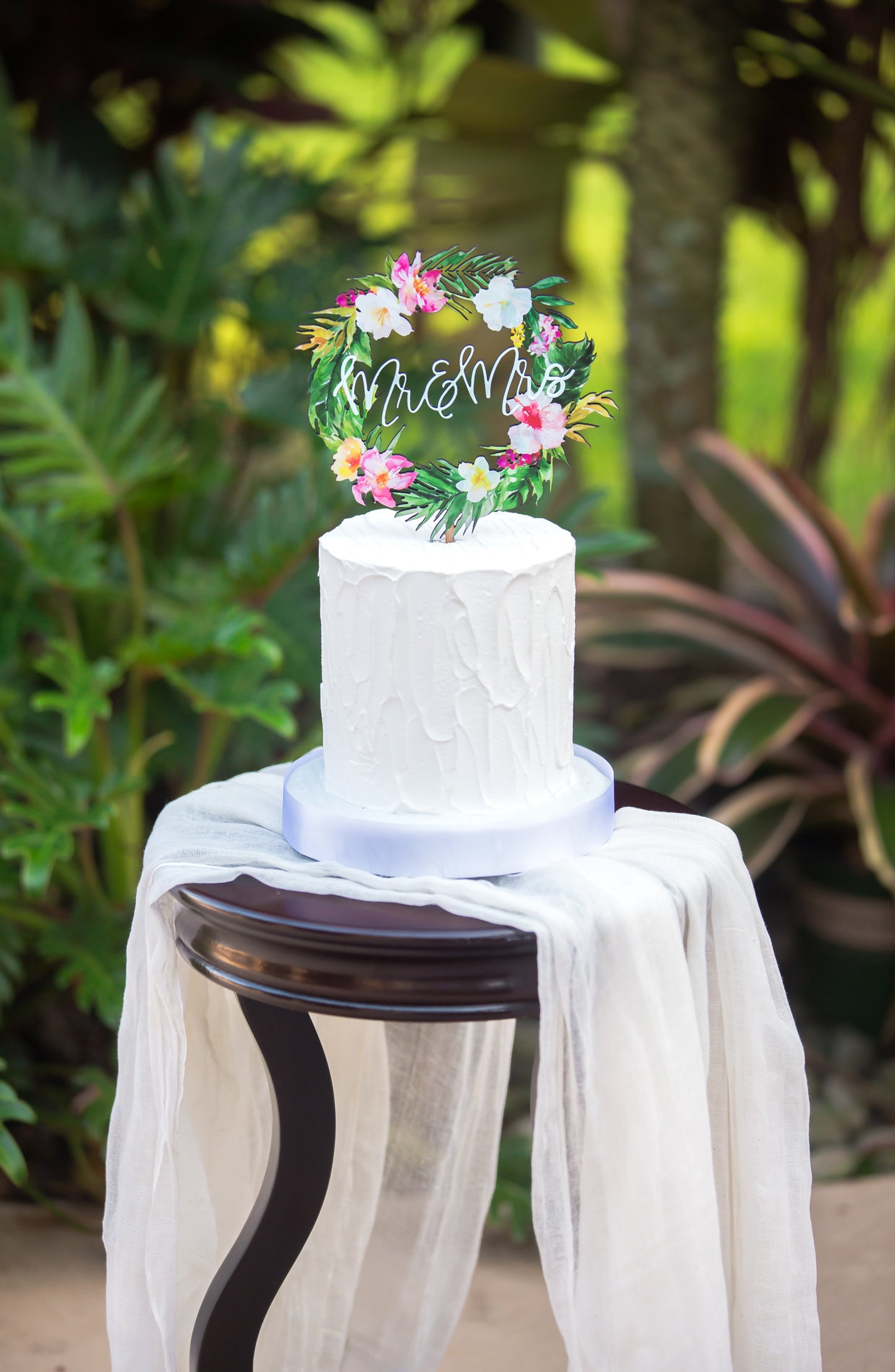 Tropical Wedding Cake Topper - Wedding Decor Gifts