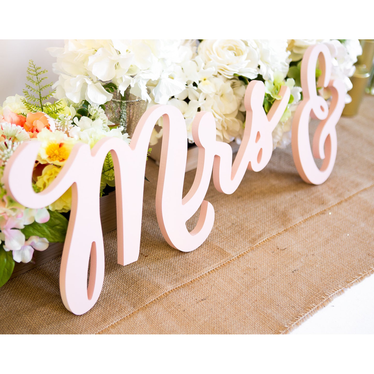 Mr & Mrs Chair Signs Calligraphy Style - Wedding Decor Gifts