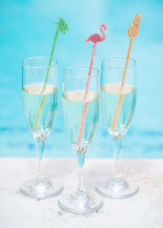 Tropical Party Drink Stirrer - Wedding Decor Gifts