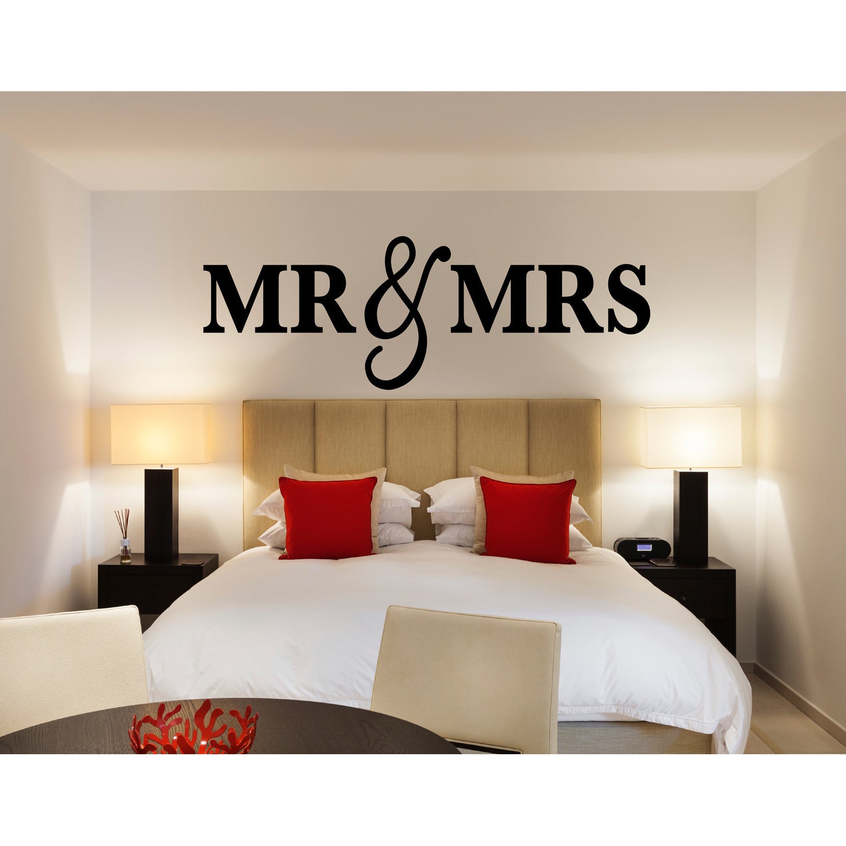 Mr & Mrs Wall Signs QUEEN SIZE - Wedding Decor Gifts